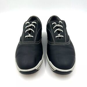 Classic Black and White Oxfords with Minimalist Design